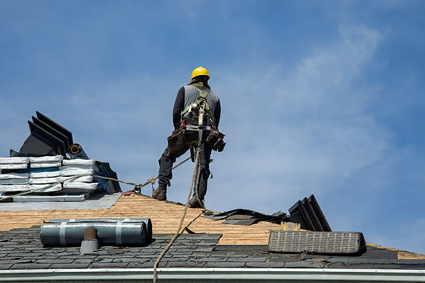 Professional Roof Installation technician working in Geneseo, NY